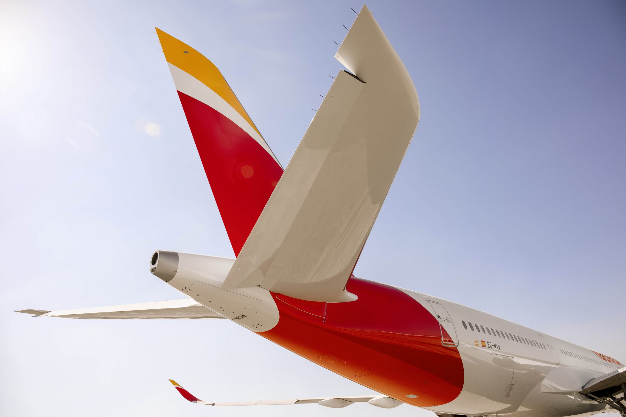 cola de avión de Iberia