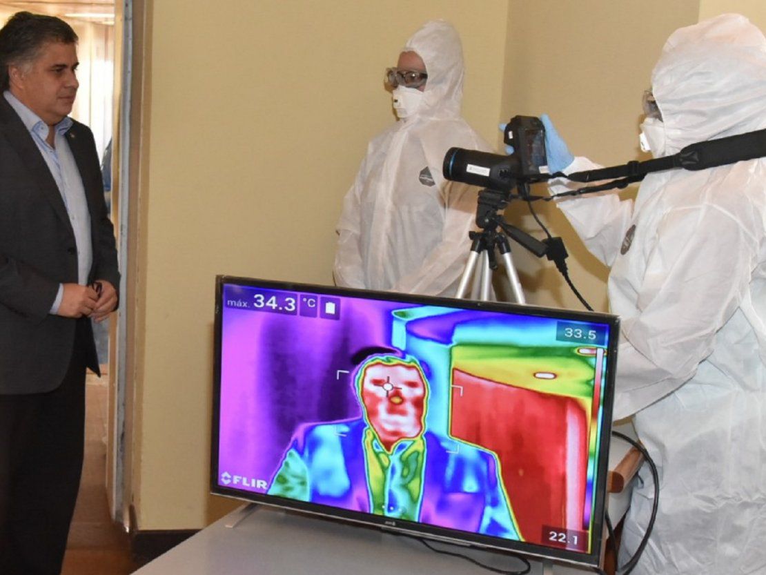 escáner de temperatura