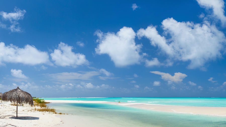 Playa Paraíso en Cayo Largo, Cuba