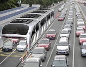 China: Conciben super-autobús ecológico para aliviar congestión del tráfico en las ciudades