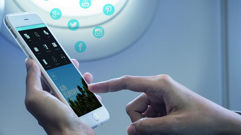 Air Europa dispone de WIFI en toda su flota de largo alcance