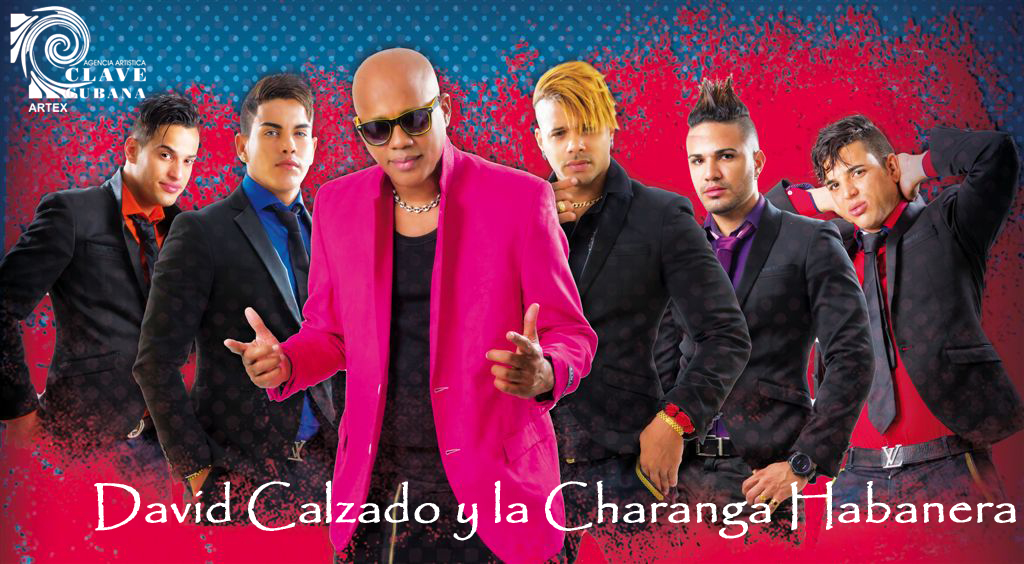David Calzado y la Charanga Habanera, orquesta de música popular bailable cubana   perteneciente a Clave Cubana de Artex, de gira por Europa