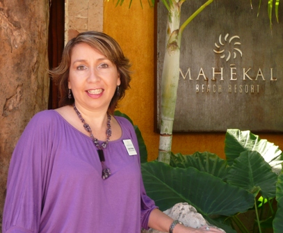 Claudia Pacheco, Directora de Ventas del Hotel Mahekal Beach Resort, de Riviera Maya, México 