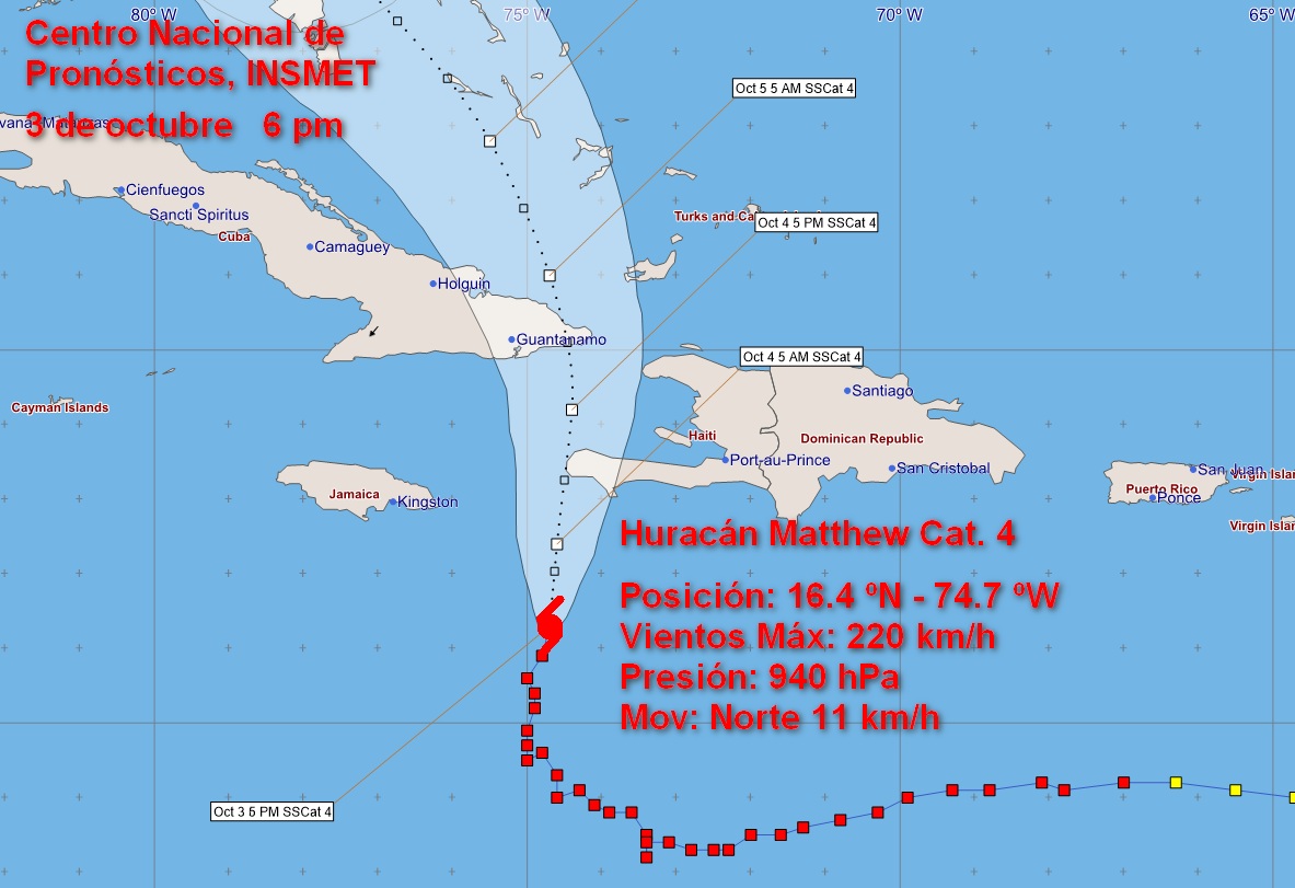 Florida en estado de emergencia ante huracán Matthew
