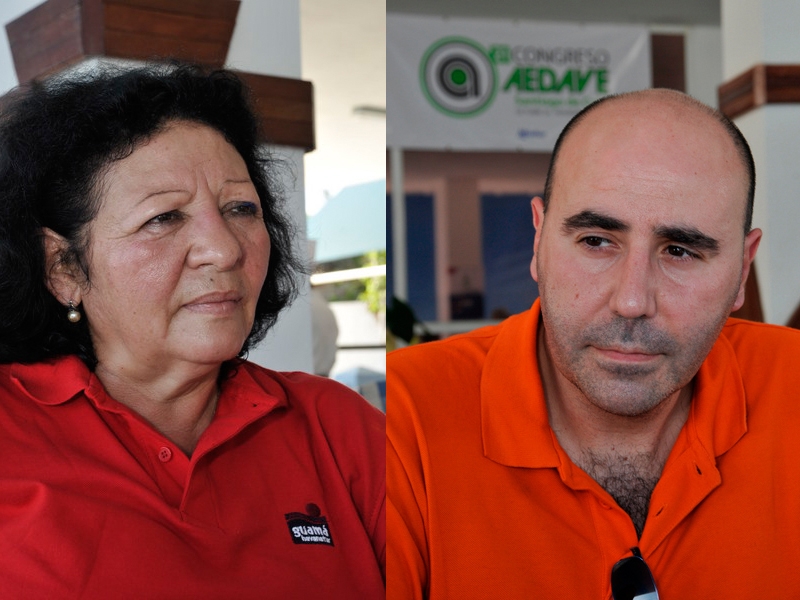  Xiomara Martínez Iglesias, Presidenta del grupo Internacional de Touroperadores y Agencias de Viajes Havanatur, y Marcos González Lázaro, Director de Ventas de Havanatur-Guamá