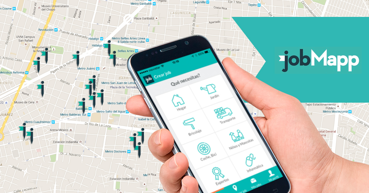 JobMapp lanza su servicio de trabajos puntuales en México