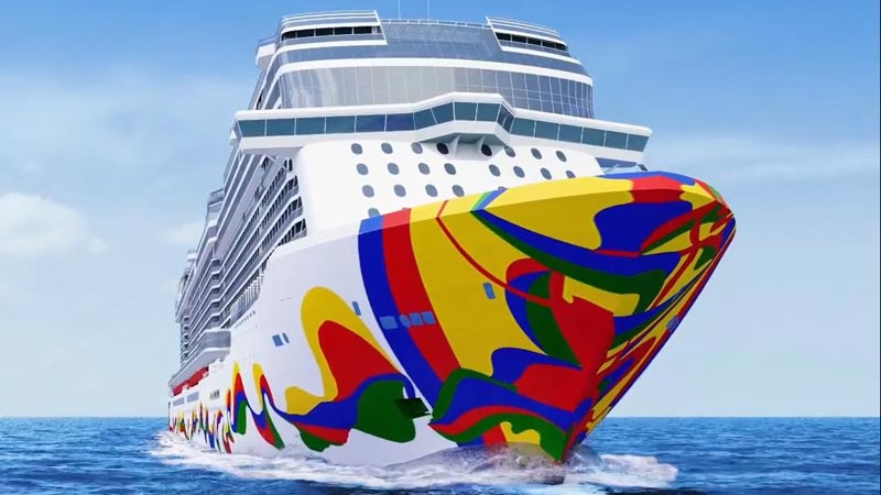 Norwegian Encore llevará el arte español en su casco