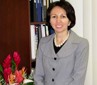 Seleni Matus, directora de la Oficina de Turismo de Belice