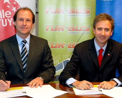 Empresa líder del transporte interurbano en Chile apoyará al Sernatur